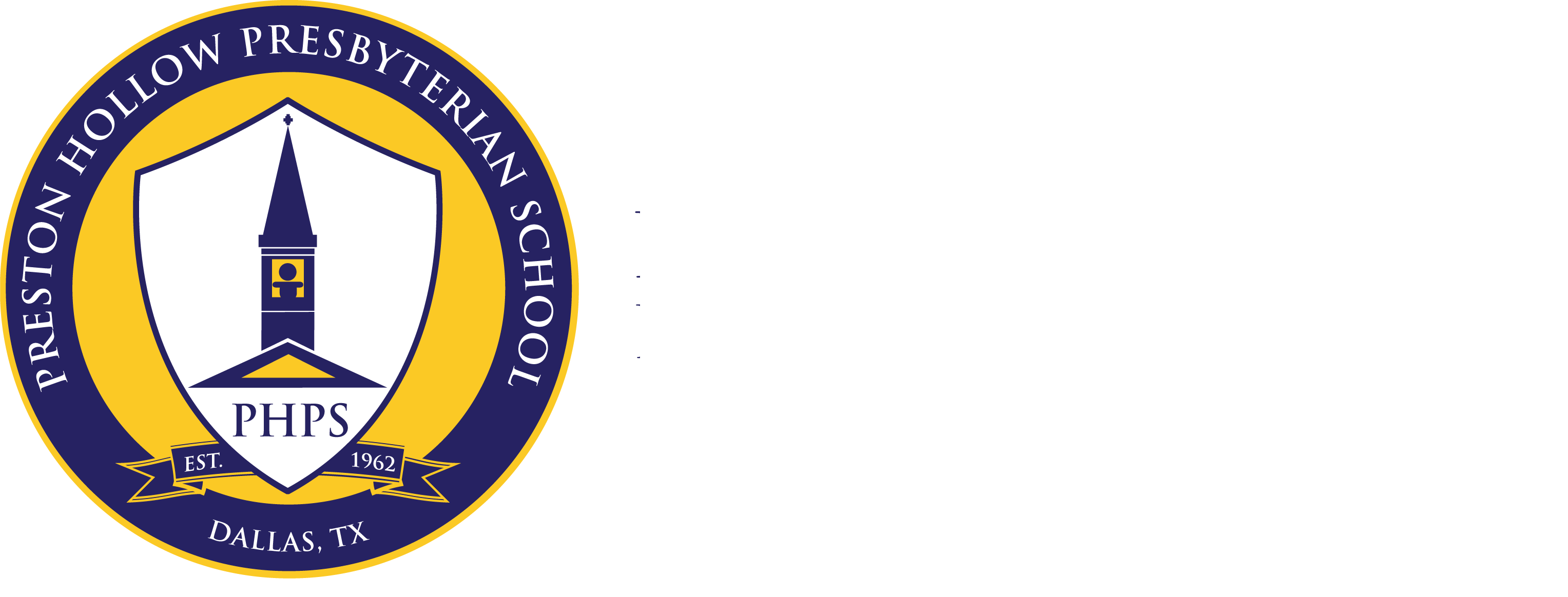 Footer Logo for Preston Hollow Presbyterian School